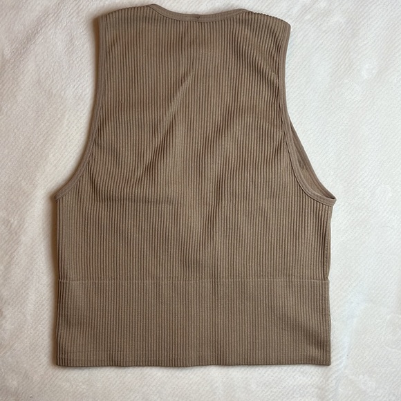 Light Brown Deep V Tank - Picture 3 of 3